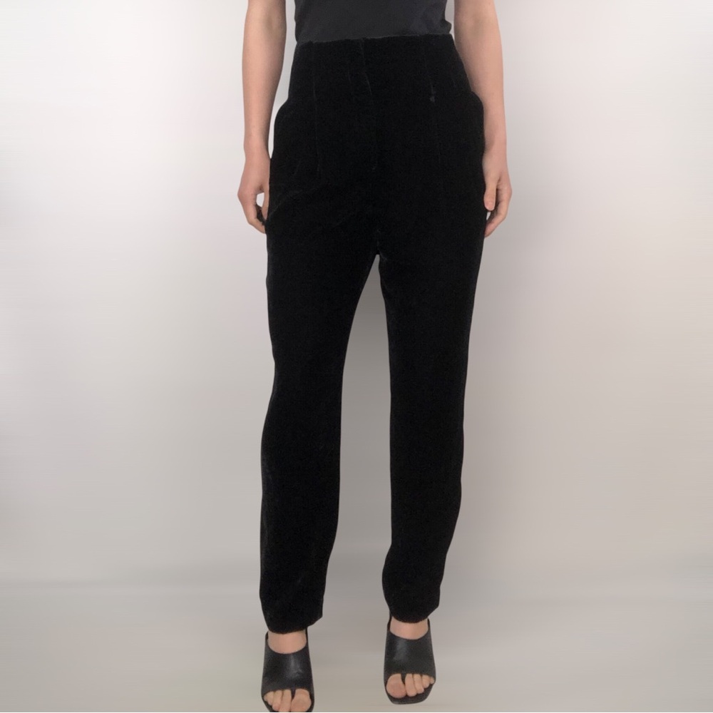 Reiss Black Straight Leg Pants